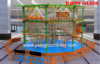Китай Пластичное деревянное оборудование спортивной площадки приключения для детей Trainning садов дистрибьютор 