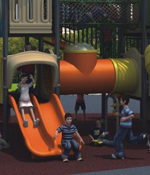 Популярное пластичное оборудование спортивной площадки Daycare детей для парка