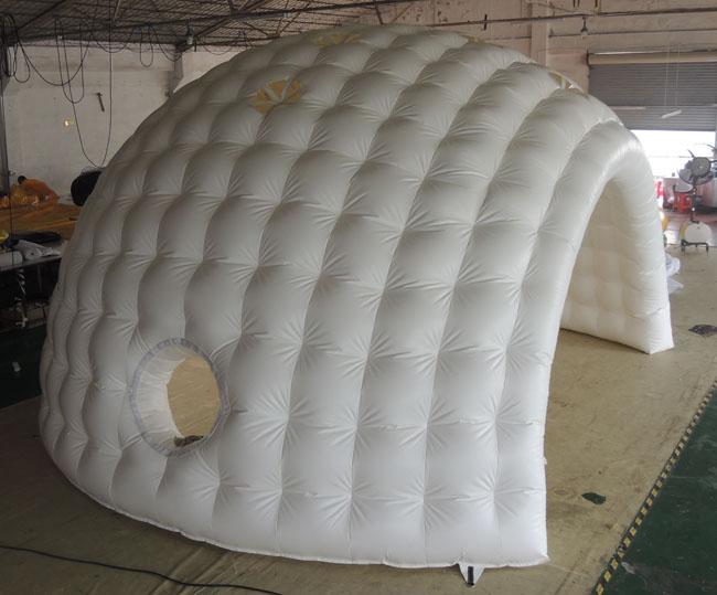 Шатер водить воздуха светов раздувной, шатер купола диаметра 5m раздувной