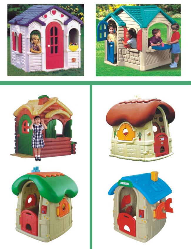 Пластмасса вне игрушек для малышей комплектов игры малыша дома Cubby пластичных крытых